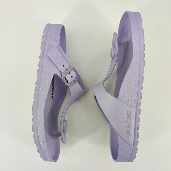 Birkenstock Women's Gizeh Regular Purple Foam Thong Slip On Sandal Size 7 US - Picture 5 of 10